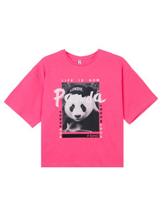 Футболка детская PlayToday 12421903, розовый, 140