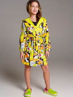 Халат текстильный PlayToday 12441537, разноцветный, 134