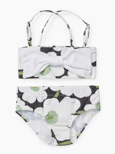 Купальник раздельный детский Happy Baby 50652, white flower, 104