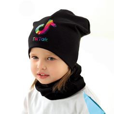 Шапка детская NoBrand 42-090, черный, 52-54