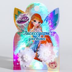 WINX Набор резинок, белый бант, 2 шт. "Блум", WINX