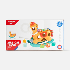 Развивающая музыкальная игрушка Huanger Лошадка-ксилофон