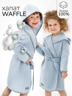 Халат детский Amarobaby AB-OD22-WAF2502 Цв. голубой р. 110