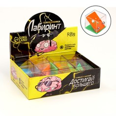 Головоломка-лабиринт «Достигай большего», МИКС (12 шт) No Brand