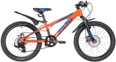 Novatrack Детский велосипед Novatrack Extreme Disc 20" (2020), оранжевый