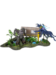 Фигурки McFarlane Toys Аватар Avatar Нейтири Куоритч Танатор свет подставка 30х16х12 см