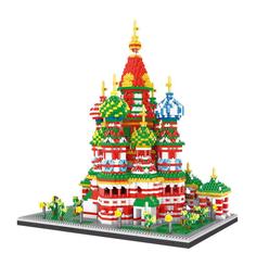 Конструктор 3D из миниблоков RTOY Любимые места Храм 4650 элементов - JM9918