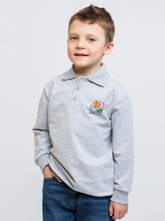 Поло детское Batik 0017_ЛС24, серый меланж 116 Батик