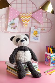 Мягкая игрушка Plush Story Милый Мишутка Панда серый