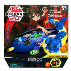 Игровой набор Bakugan с ареной и 2 фигурками-трансформерами New Century