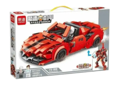 Конструктор minGDi Спорткар Ferrari F8 (2 в 1) 10062 + 2 героя