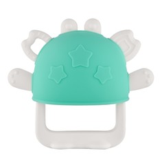 Прорезыватель силиконовый на руку, ROXY-KIDS, Крабик бирюзовый, RST-002-B