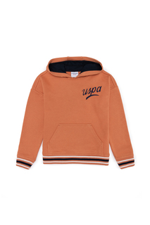 Худи детское US Polo Assn G083SZ0820CIBUTKIDS, оранжевый, 128