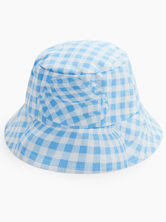 Панама детская Happy Baby 88119, light-blue cell, 48-50