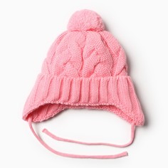 Шапка детская Linas baby, розовый, 46-48