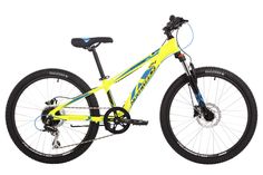 Подростковый велосипед Novatrack Extreme HD 24, год 2024, цвет Зеленый, ростовка 11
