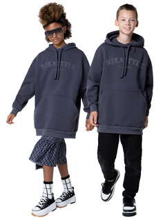 Худи детское NIKASTYLE 4т14124, серый, 152