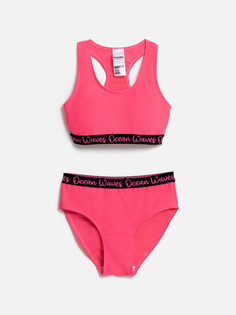 Купальник раздельный детский Acoola 20214710030, розовый, 134