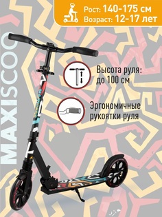 Самокат Maxiscoo Z-MSC-A205 черный
