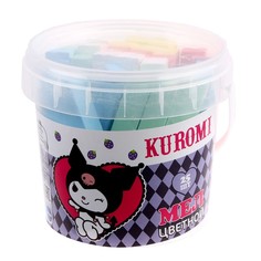 Centrum Мелки цветные для письма и рисования, Kuromi, 25 шт. в ведерке