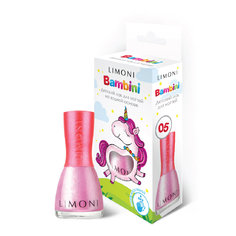 Лак для ногтей LIMONI Bambini детский на водной основе, тон 05