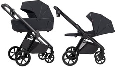 Коляска 2 в 1 Carrello Omega+ CRL-6540 Cosmo Black