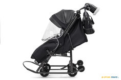 Санки-коляска Pikate Deluxe Black