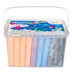 Цветные мелки Genio Kids для рисования большой разноцветный набор 61 шт