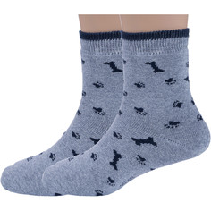 Носки детские Rusocks 2-Д3-33039, рис, 05, серые, 41974