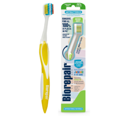 Зубная щетка Biorepair Junior Medium-Soft с 6 лет желтая