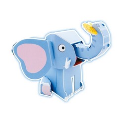 Набор для творчества создние 3D фигурки "Слон" No Brand
