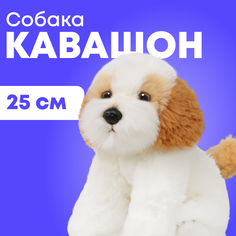Мягкая игрушка реалистичная MAXITOYS собачка кавашон MT-TS112308-25