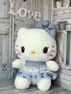 Мягкая игрушка Good Toys Хеллоу Китти Hello Kitty 20 см голубая