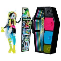 Кукла Monster High Skulltimate Secrets Neon Frankie Stein HNF79