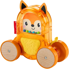 Развивающая игрушка для малышей Fisher-Price Лиса сенсорная каталка со звуком GLD01
