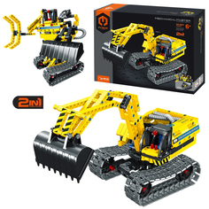Конструктор iM Master 6801 Экскваватор и робот 2 в 1 Техник Mechanical Master 342 дет