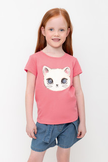 Футболка детская CROCKID TR 201 К 302341, клубнично-розовый, 104