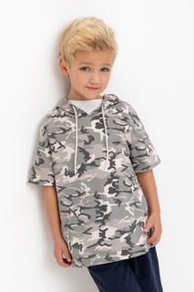 Футболка детская CROCKID М 3354-1D К 302367, бежевый, 122