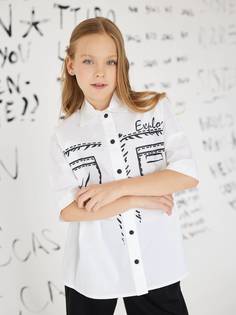 Блузка детская Batik 050 ш24, белый, 146 Батик