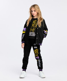 Брюки трикотажные с начесом Button Blue (134)