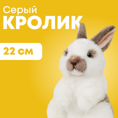 Мягкая игрушка реалистичная MAXITOYS калифорнийский кролик MT-TS112315-22