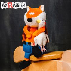 Мягкая Игрушка Maxitoys ДуRашки Ловкий Лис и Курица MT-MRT-D04202307-24
