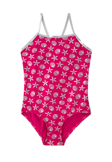 Купальник слитный детский Oldos AOSS23SW2KC19, фуксия, 104