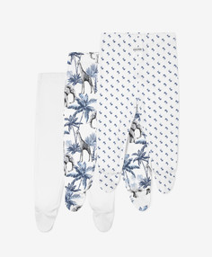 Ползунки с закрытыми ножками мультицвет для мальчика Gulliver (68-46)