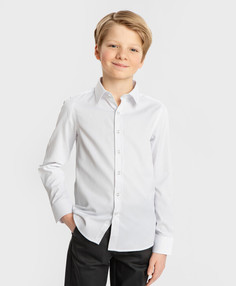 Сорочка с круглым подолом белая Button Blue (122)