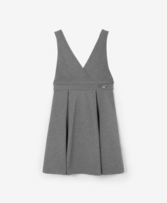 Сарафан трикотажный А-образной формы серый для девочки Gulliver (170)