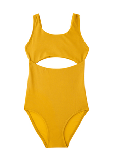 Купальник слитный детский OLDOS AOSS23SW2KC24, желтый, 158