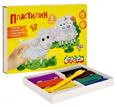 Набор из 23 шт, Пластилин Каляка-Маляка 8 цв. 120 г со стеком ПКМ08 (49110)