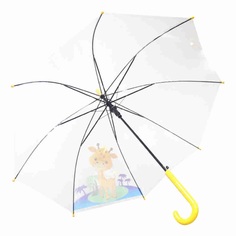 Зонт-трость детский Raindrops автомат прозрачный поливинил 8 спиц 50 см