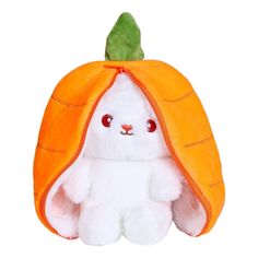Мягкая игрушка Зайка-морковка 20 см No Brand